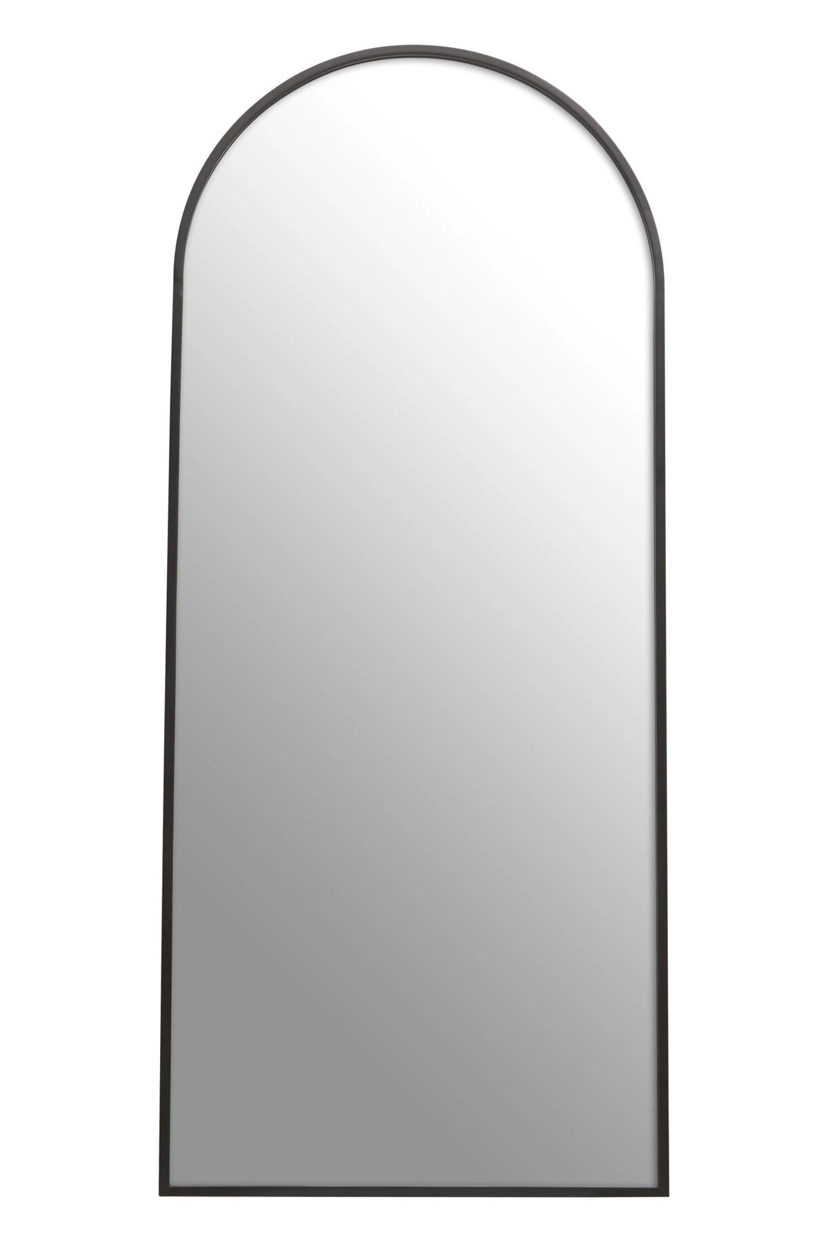 Hayle Black Frame Arch Full Length Wall Mirror