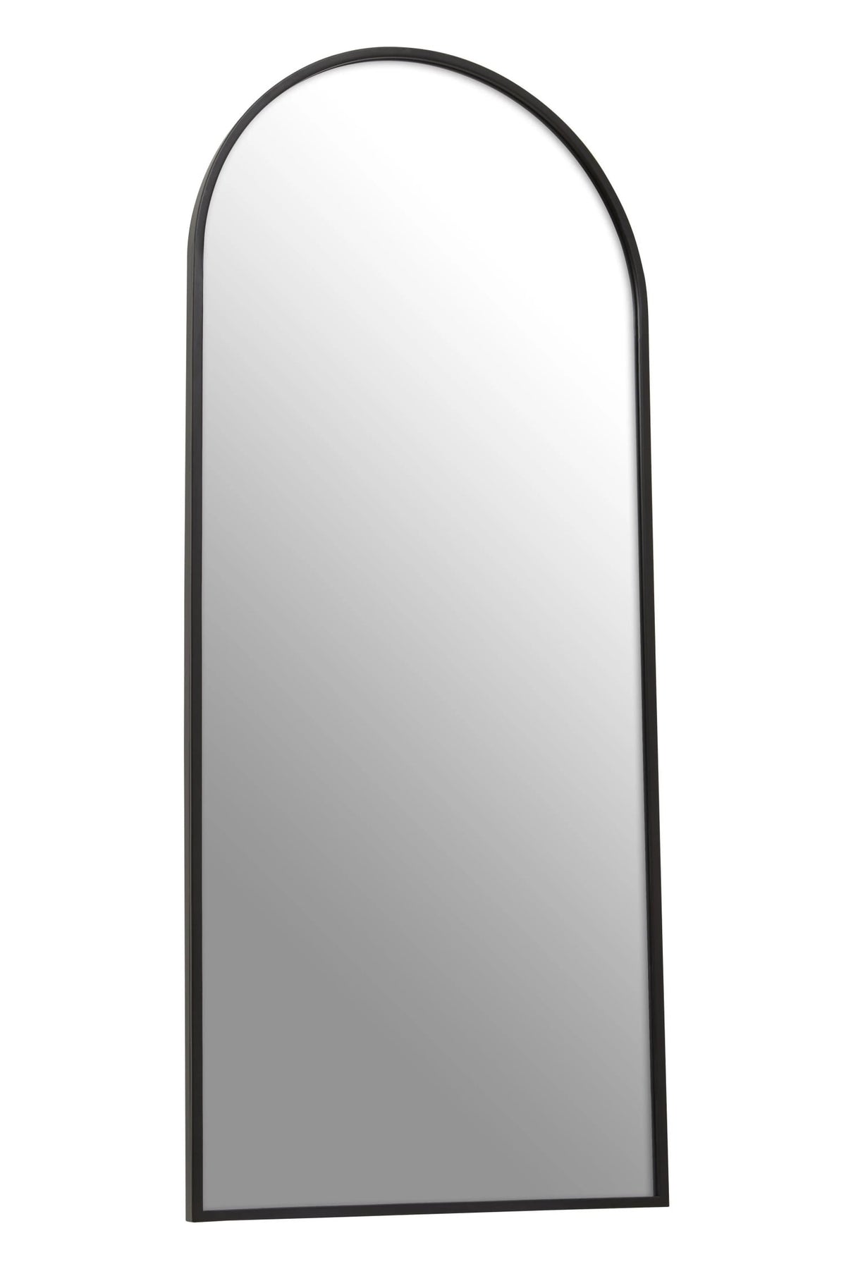 Hayle Black Frame Arch Full Length Wall Mirror