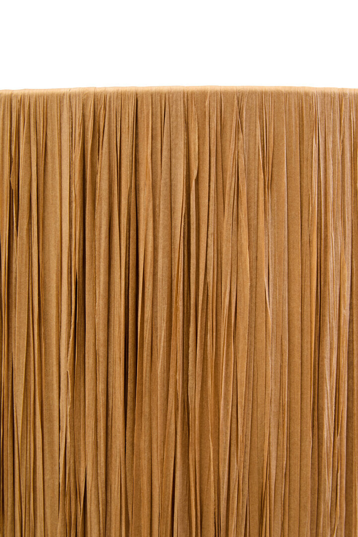 Turin Natural Papier Mache Table Lamp With Natural Raffia Shade