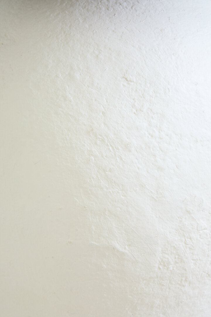 Turin White Papier Mache Table Lamp With Black Raffia Shade