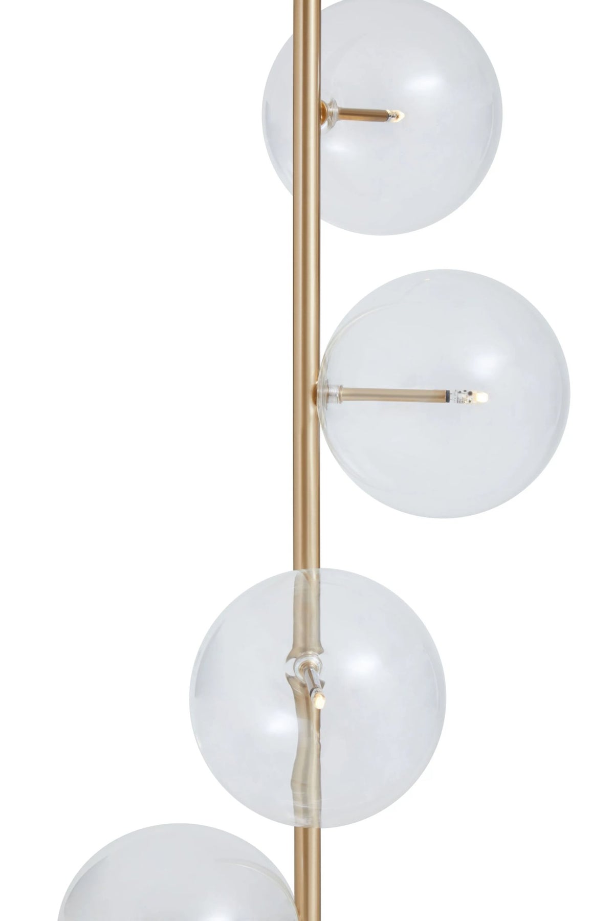 Cambridge Marble and 5 Bulb Floor Lamp