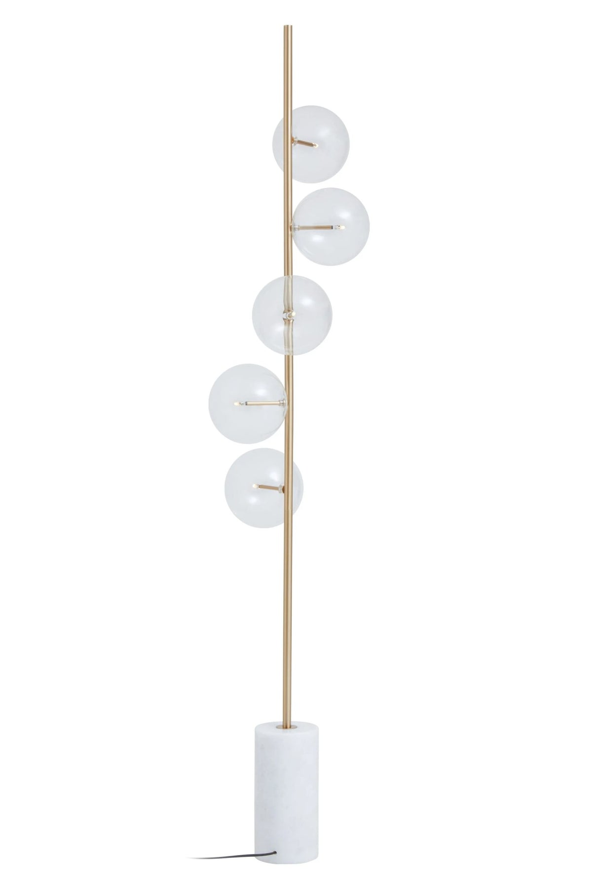 Cambridge Marble and 5 Bulb Floor Lamp