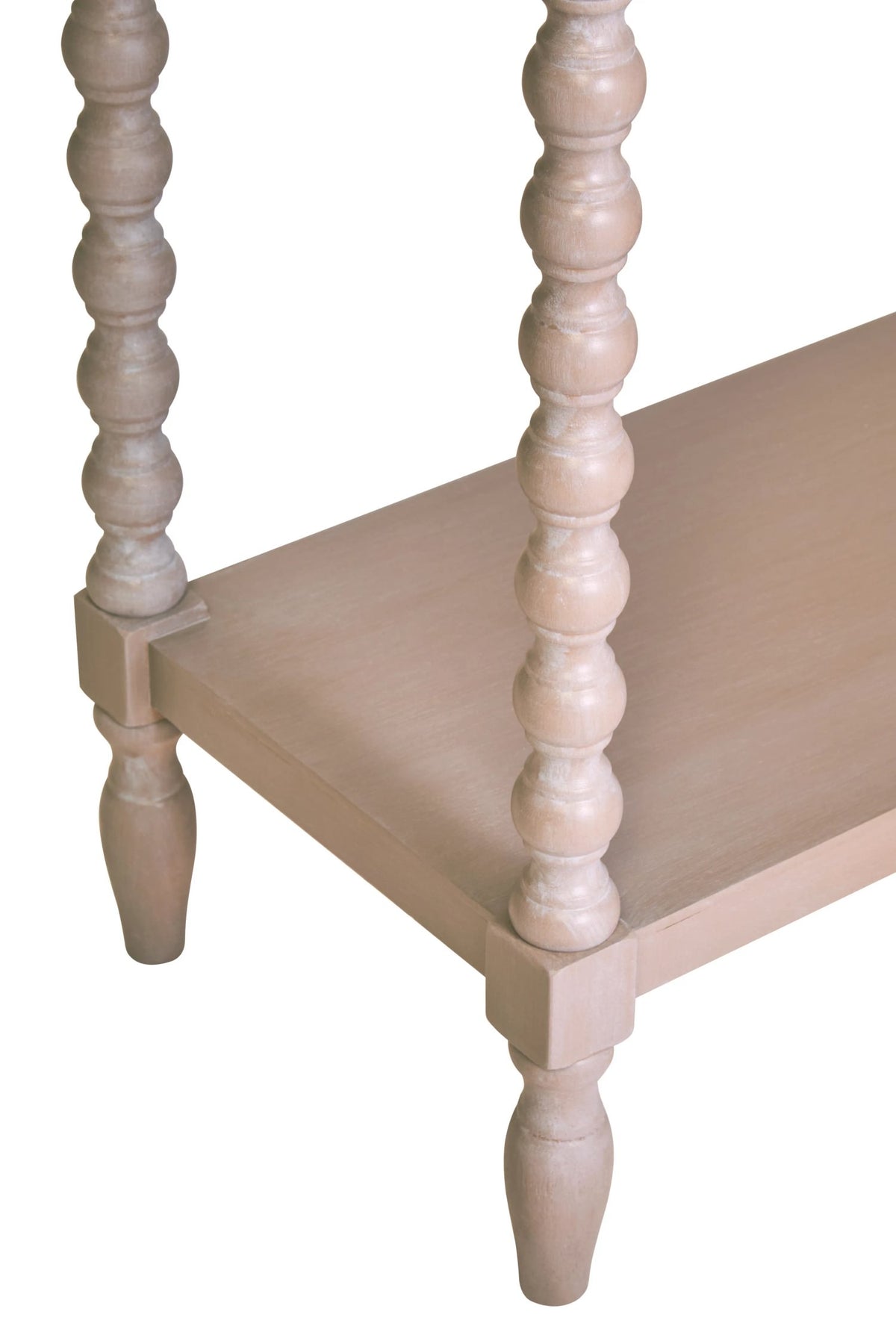 Savoy Two Drawer Bobble Detail Wooden Console Table