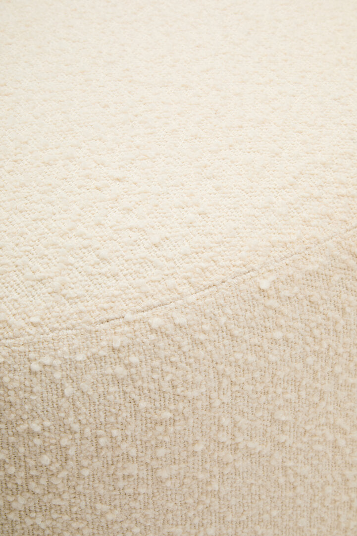 Madison Ivory Boucle Curved Revolving Armchair