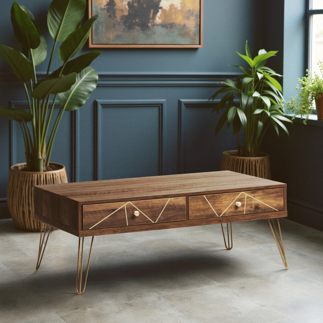 Belgravia Coffee Table with 2 Drawers