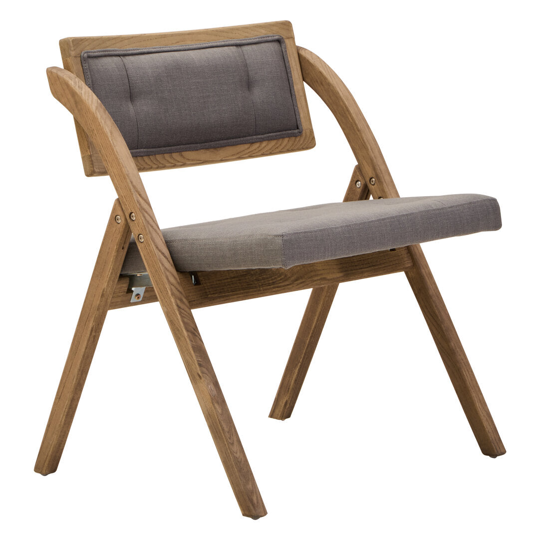 Stirling Grey Wash Elm Wood Folding Chair