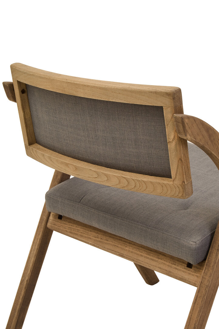 Stirling Grey Wash Elm Wood Folding Chair