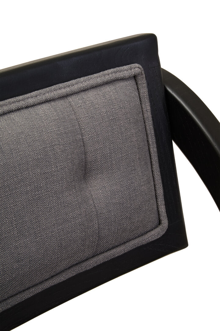 Stirling Grey and Black Elm Wood Folding Chair