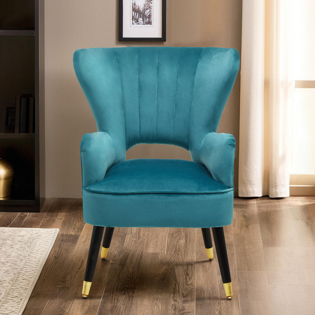Bristol Green Velvet Armchair