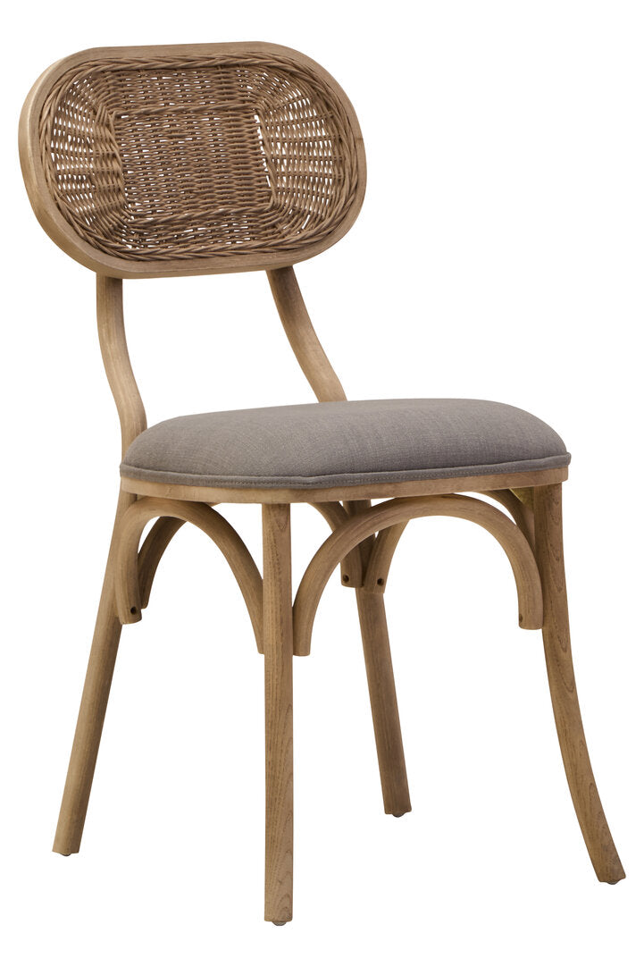 Stirling Grey Wash Elm Wood Dining Chair