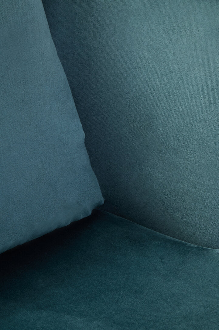 Harrogate Azure Velvet Swivel Chair