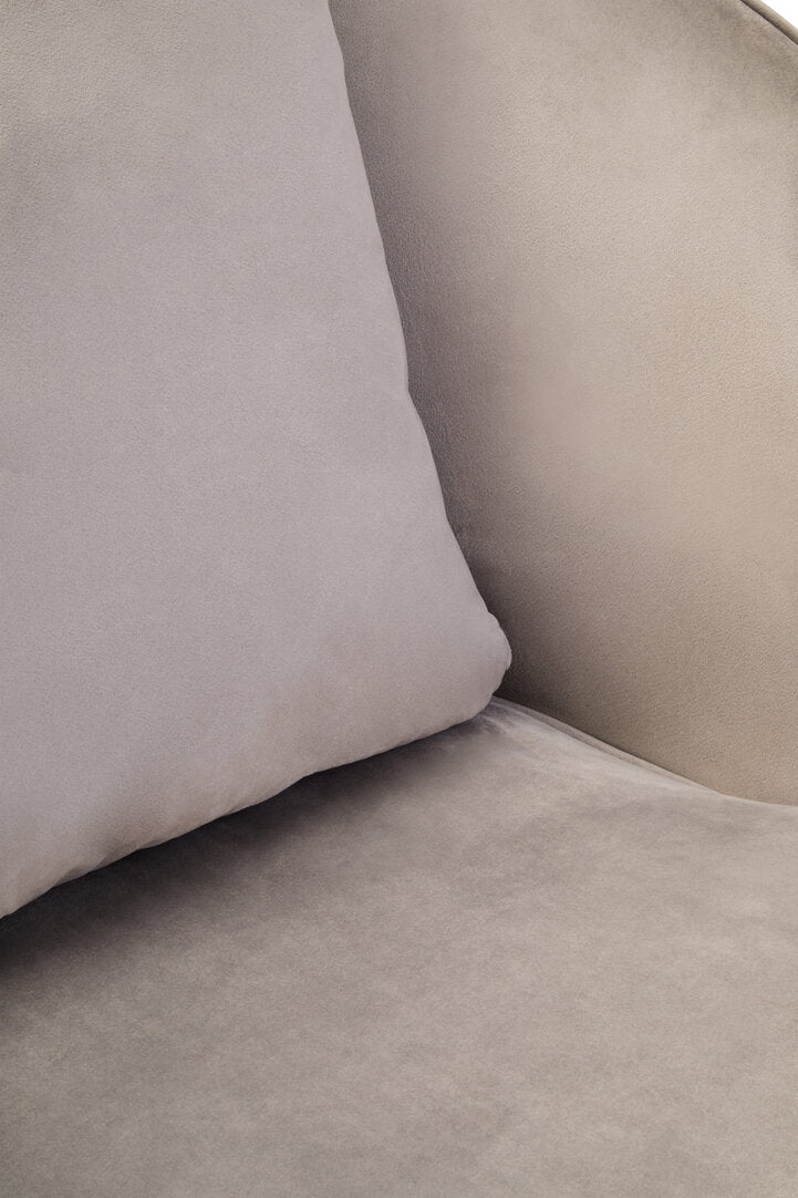 Harrogate Grey Velvet Swivel Chair