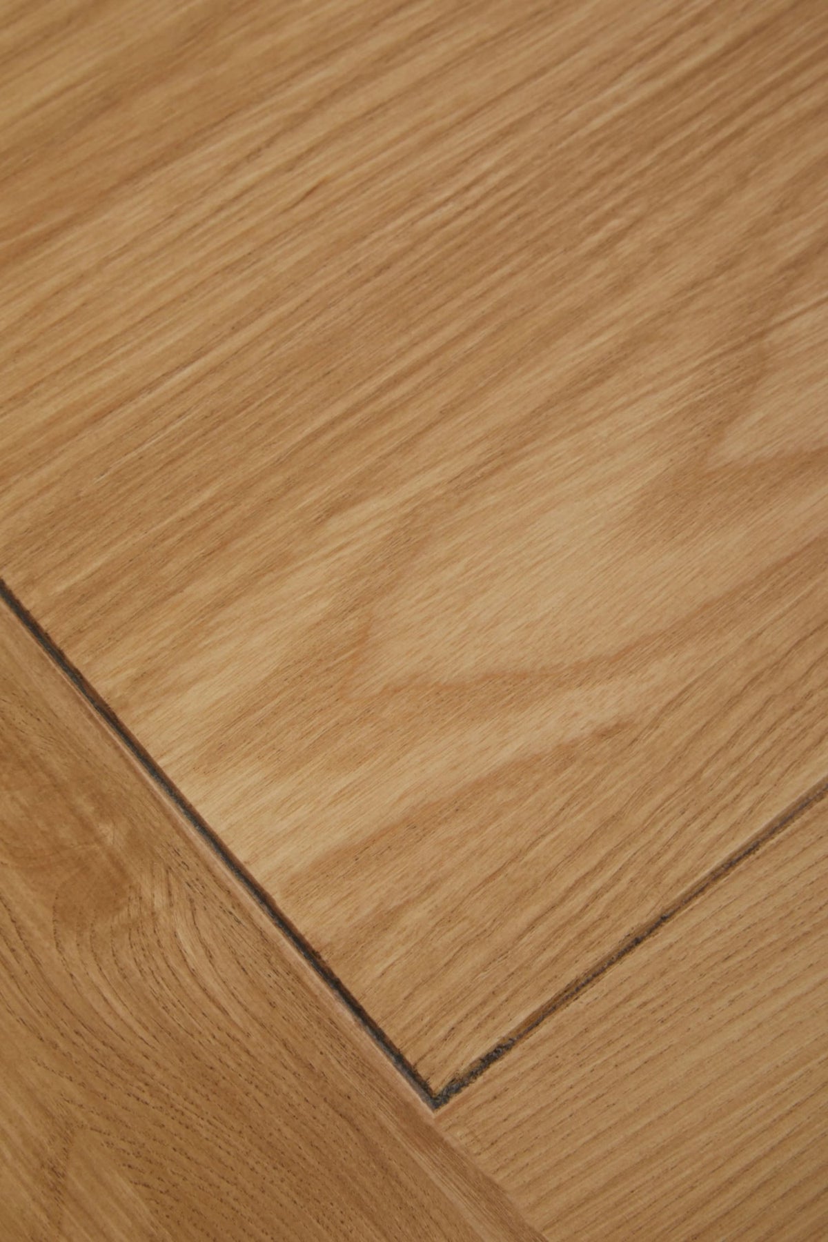 Brighton Natural Oak Wood Top Rectangular Dining Table