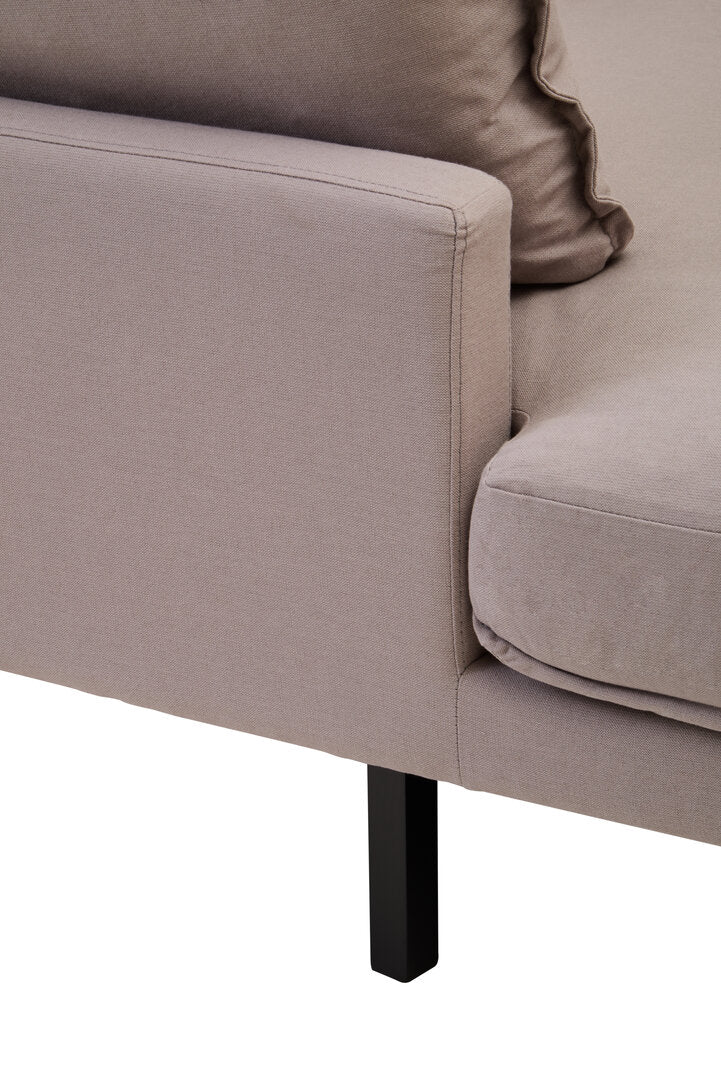 Savannah Grey Three Seat Left Chaise Sofa