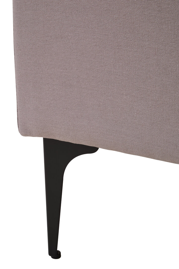 Savannah Grey Three Seat Left Chaise Sofa