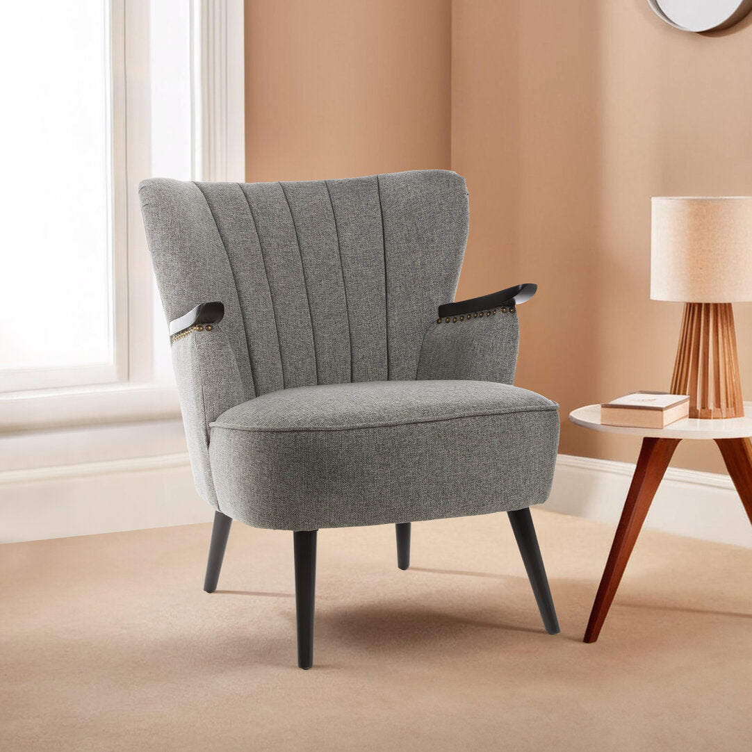 Granada Grey Fabric Armchair