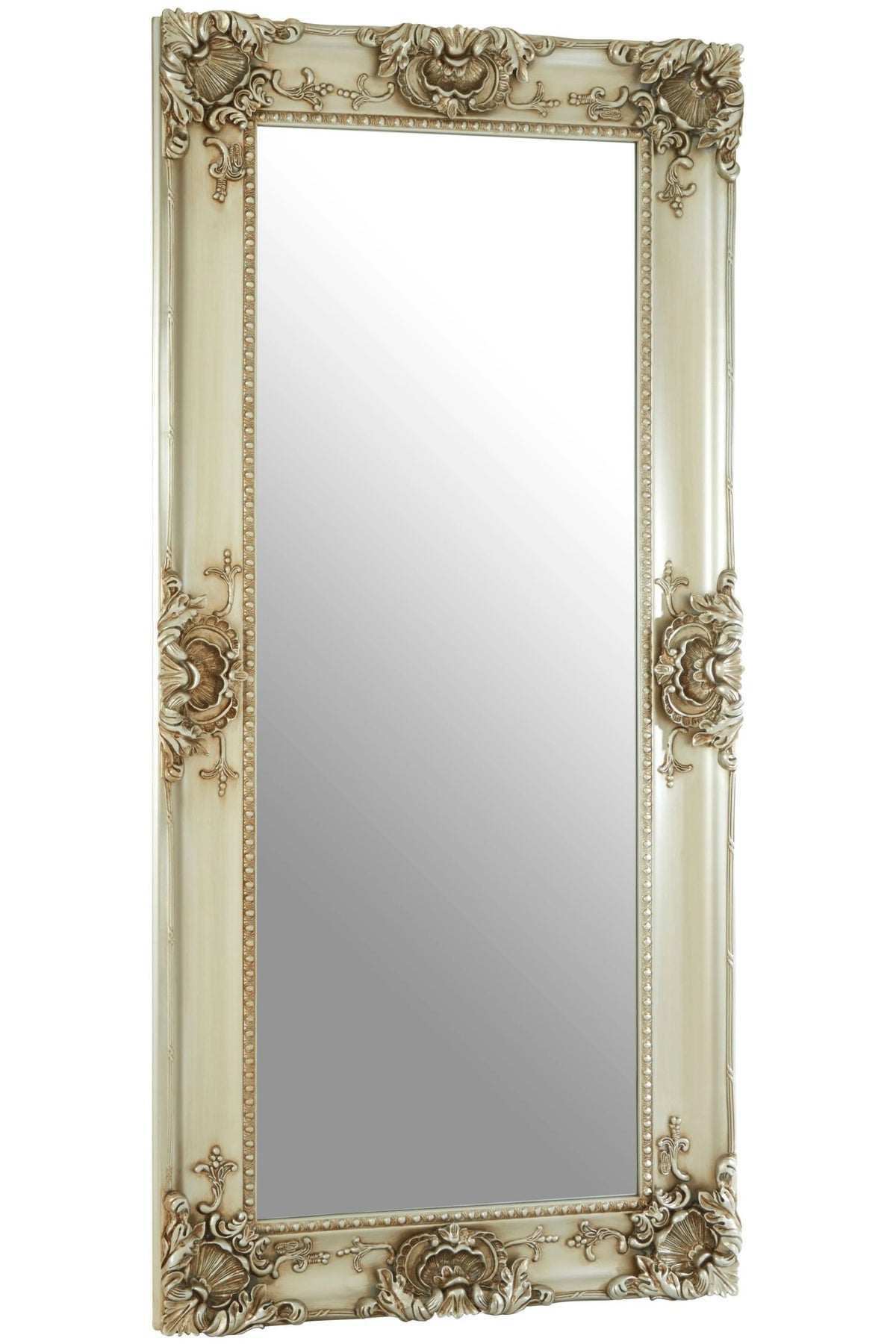 Belsize Silver Frame Ornate Full Length Wall Mirror