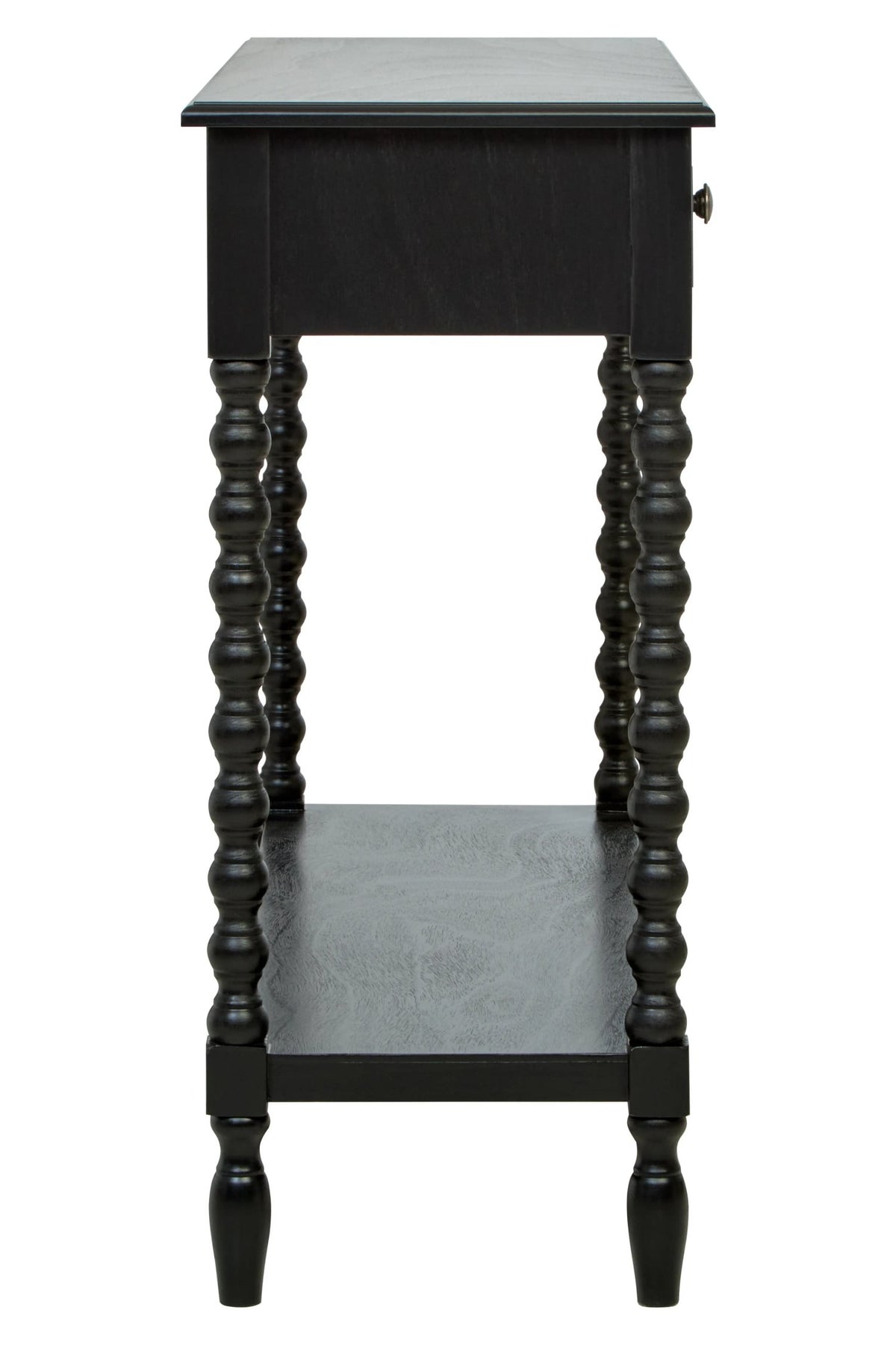 Savoy Two Drawer Bobble Detail Wooden Console Table