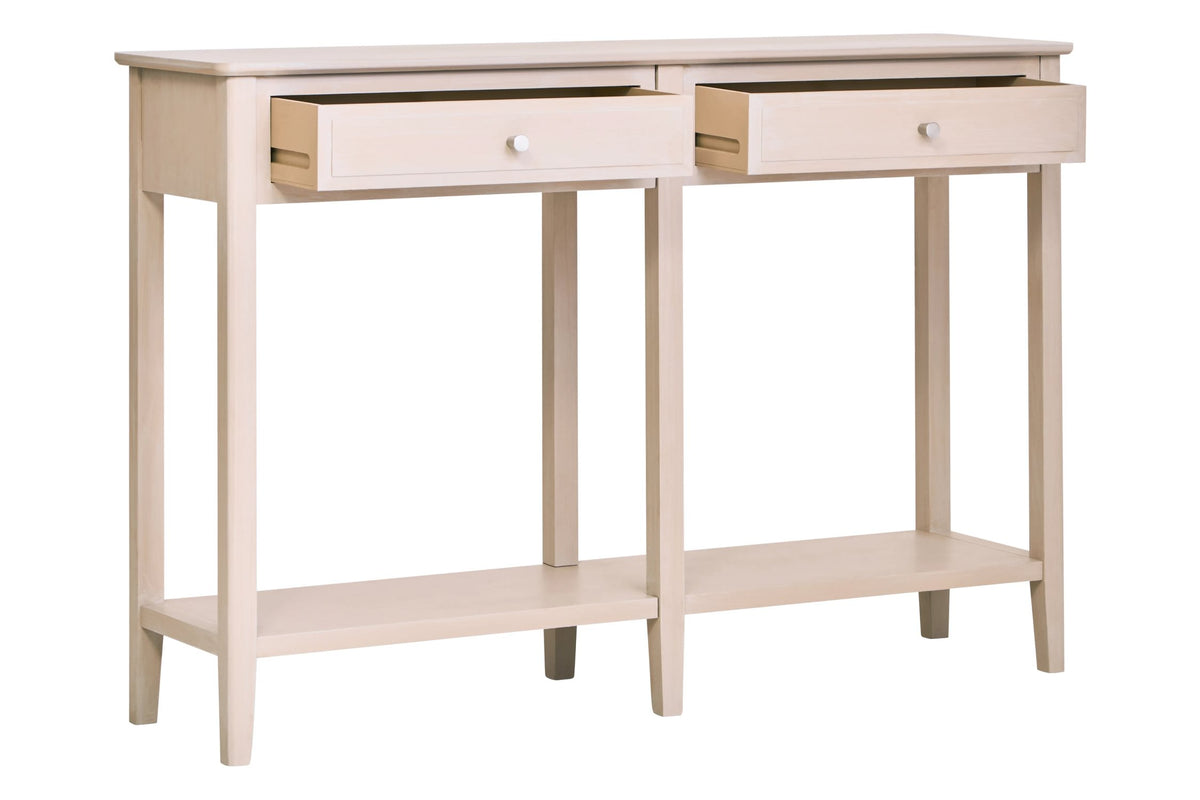 Savoy Two Drawer Wooden Console Table