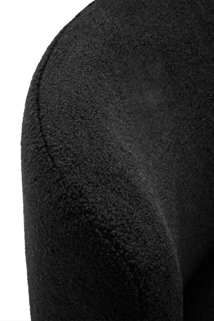 Carlton Black Boucle Effect Armless Lounge Chair