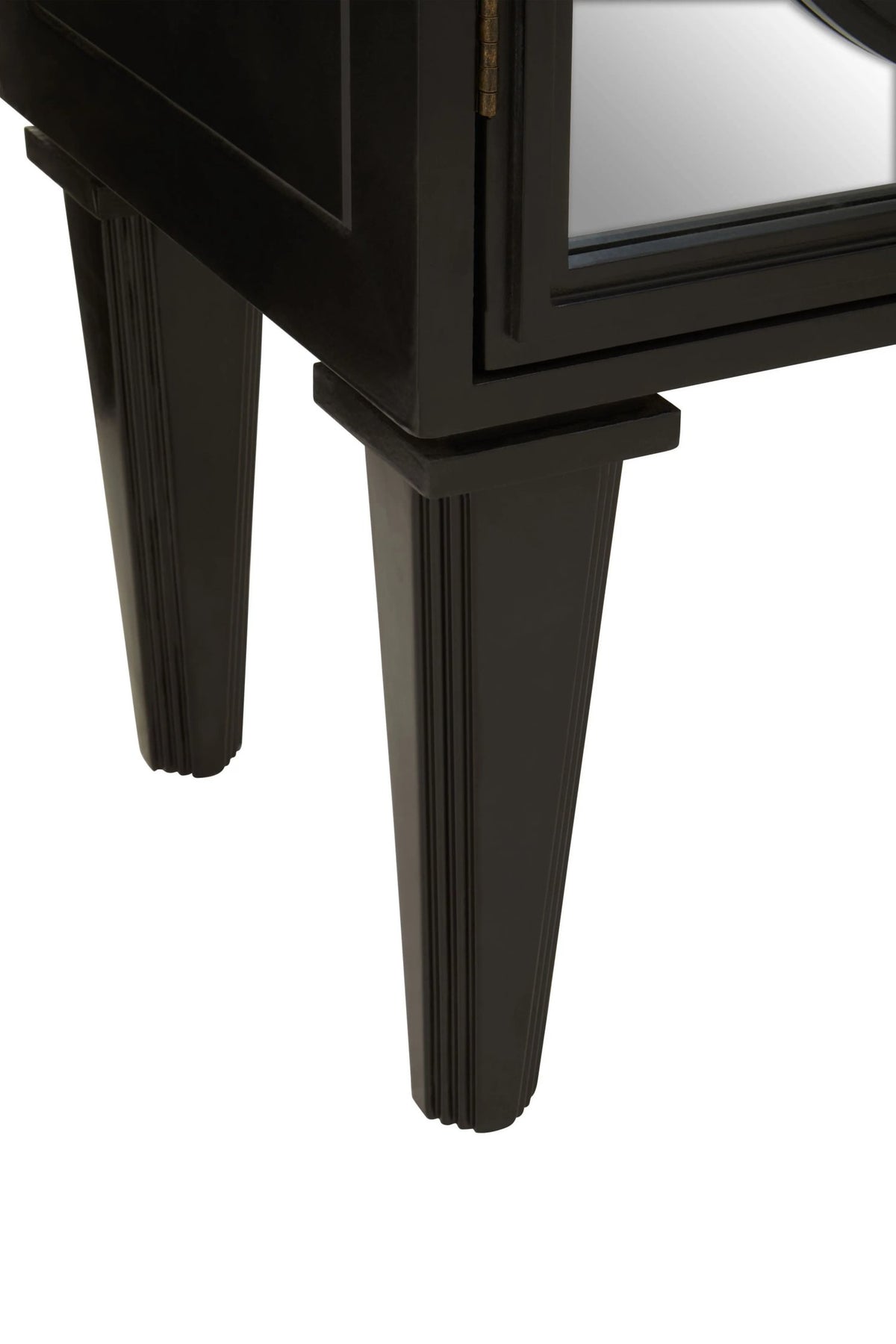 Perth Mirrored and Black Finish Sideboard