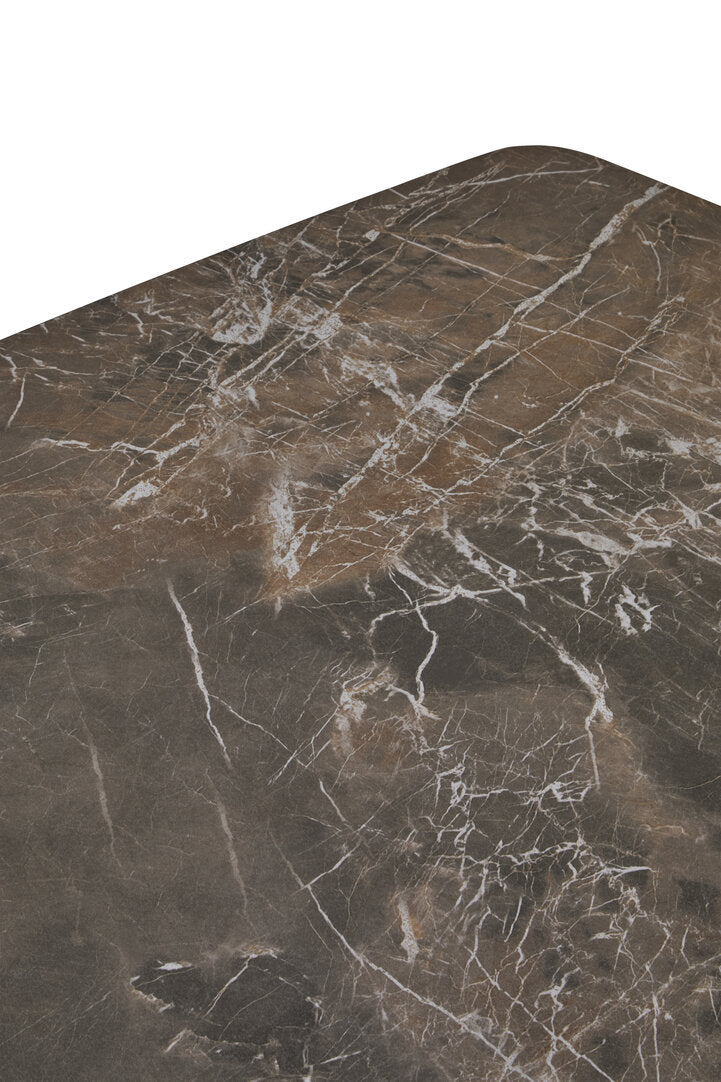 Aurora Grey Ceramic Marble Effect Coffee Table
