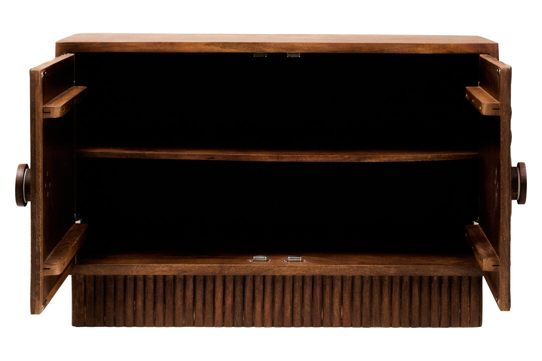 Brooklyn Two Door Mango Wood Carved Sideboard