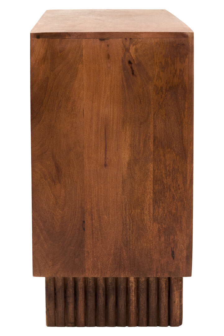 Brooklyn Two Door Mango Wood Carved Sideboard