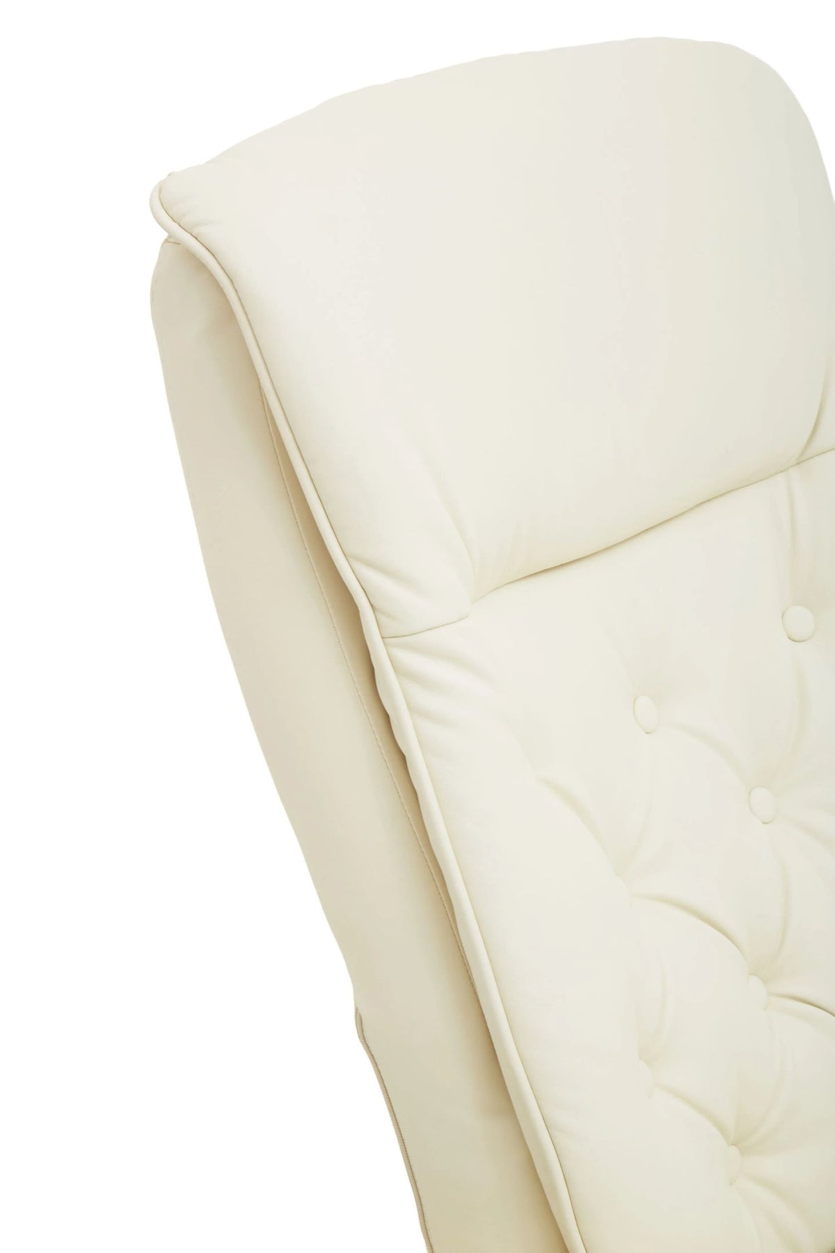 Tring Leather Effect Recliner and Footstool