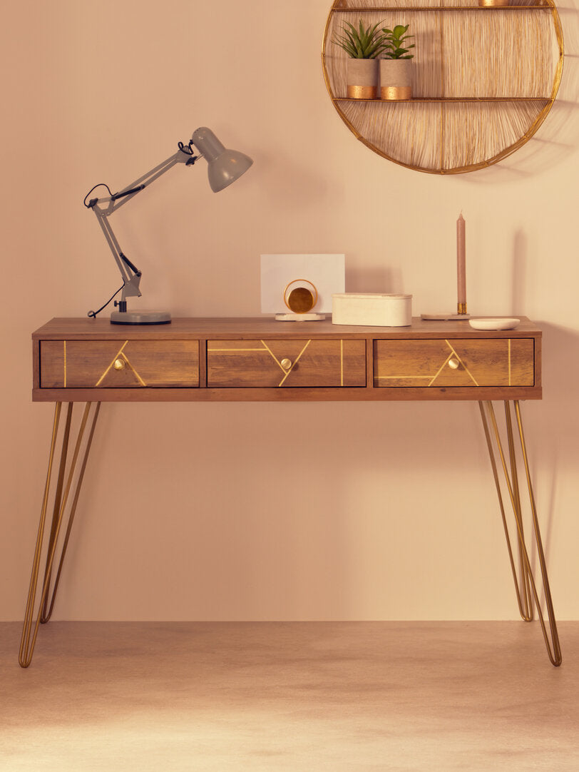 Belgravia Three Drawer Desk