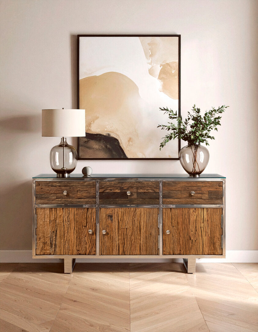 Madison Natural Wood Sideboard