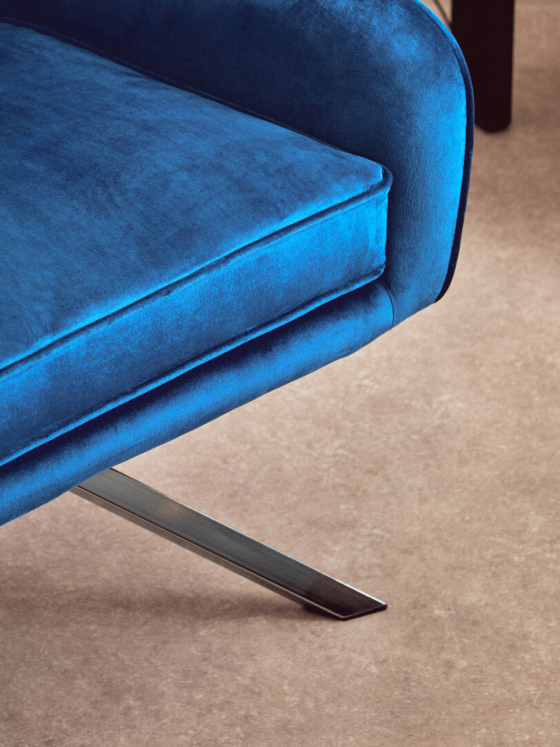 Vienna Midnight Velvet Chair