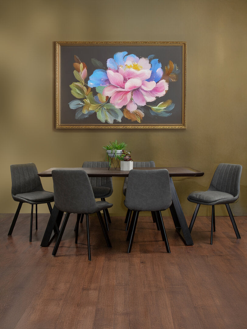 Portofino Dining Table with 6 Chairs Set