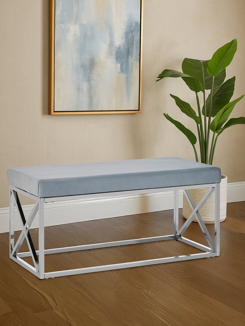 Aurora Powder Blue Bench