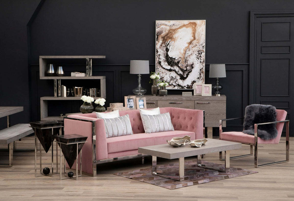 Porto Elm Wood Coffee Table #colour_grey
