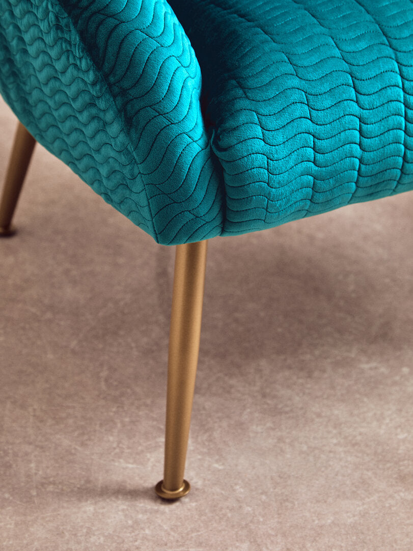 Lincoln Blue Occasional Chair