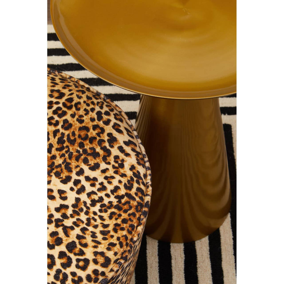 Chelsea Gold Round Side Table
