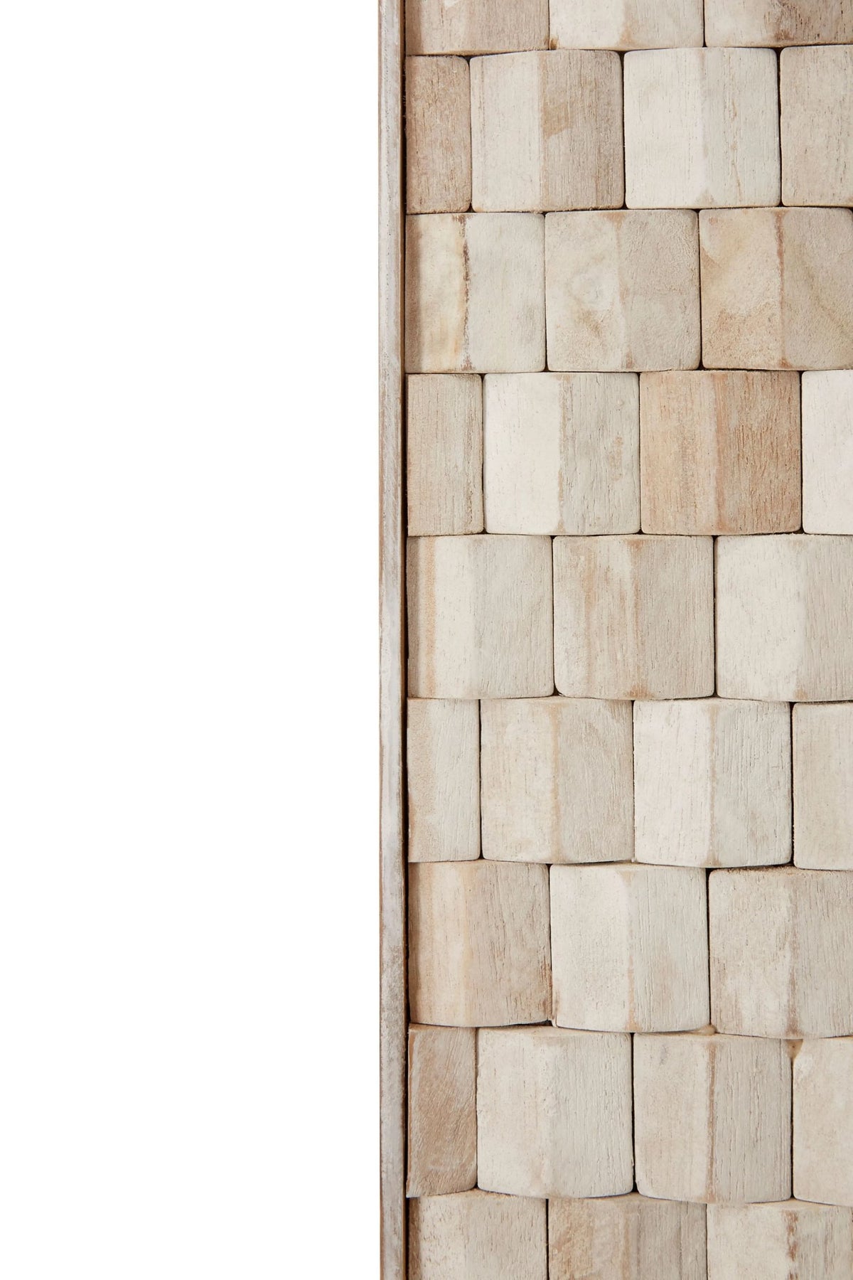 Rosedale White Wash Mosaic Full Length Wall Mirror