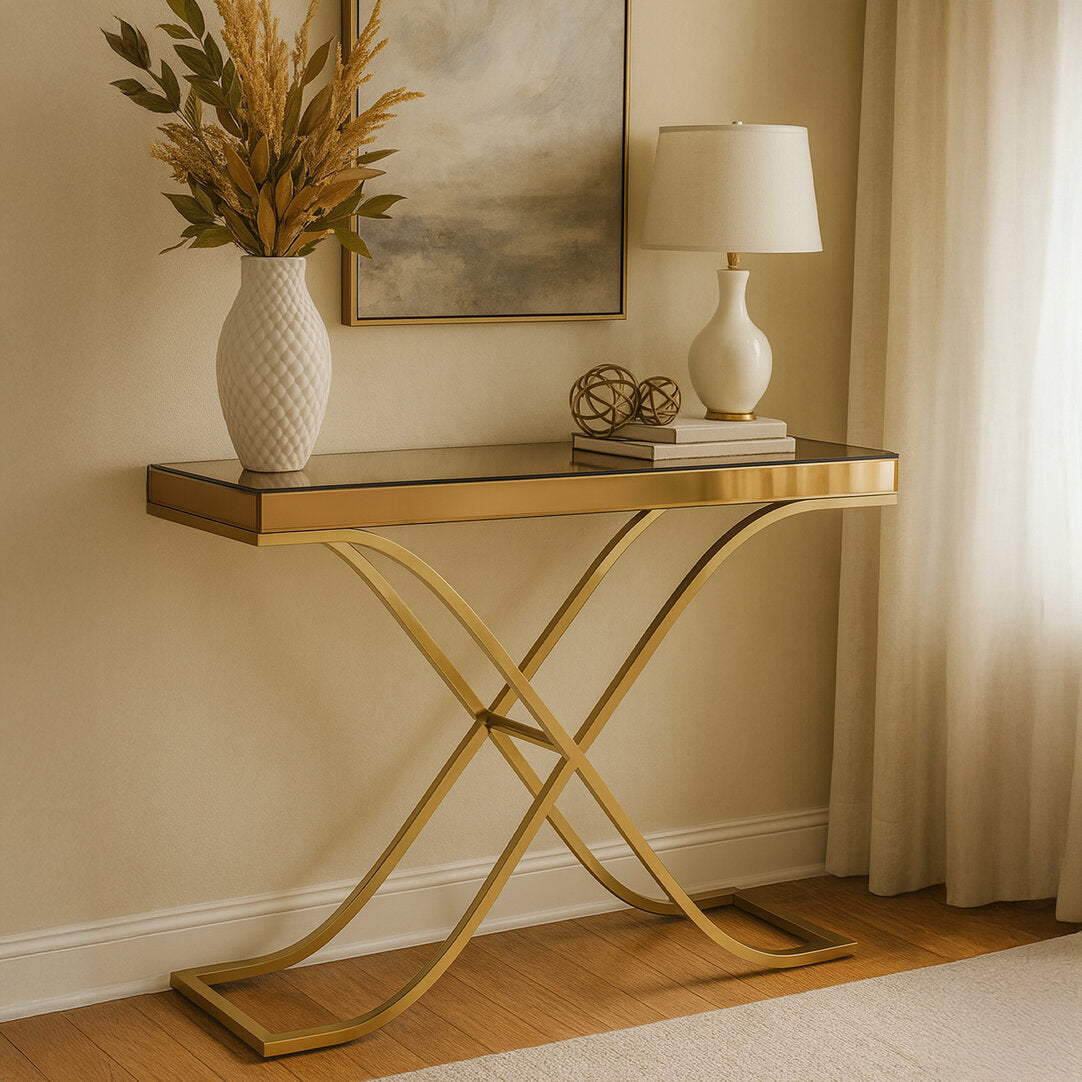 Vienna Townhouse Brown Console Table