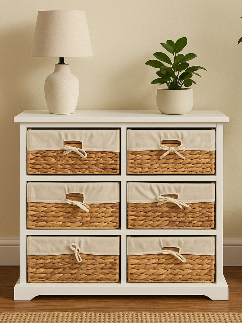 Siena 6 Seagrass Drawer Chest