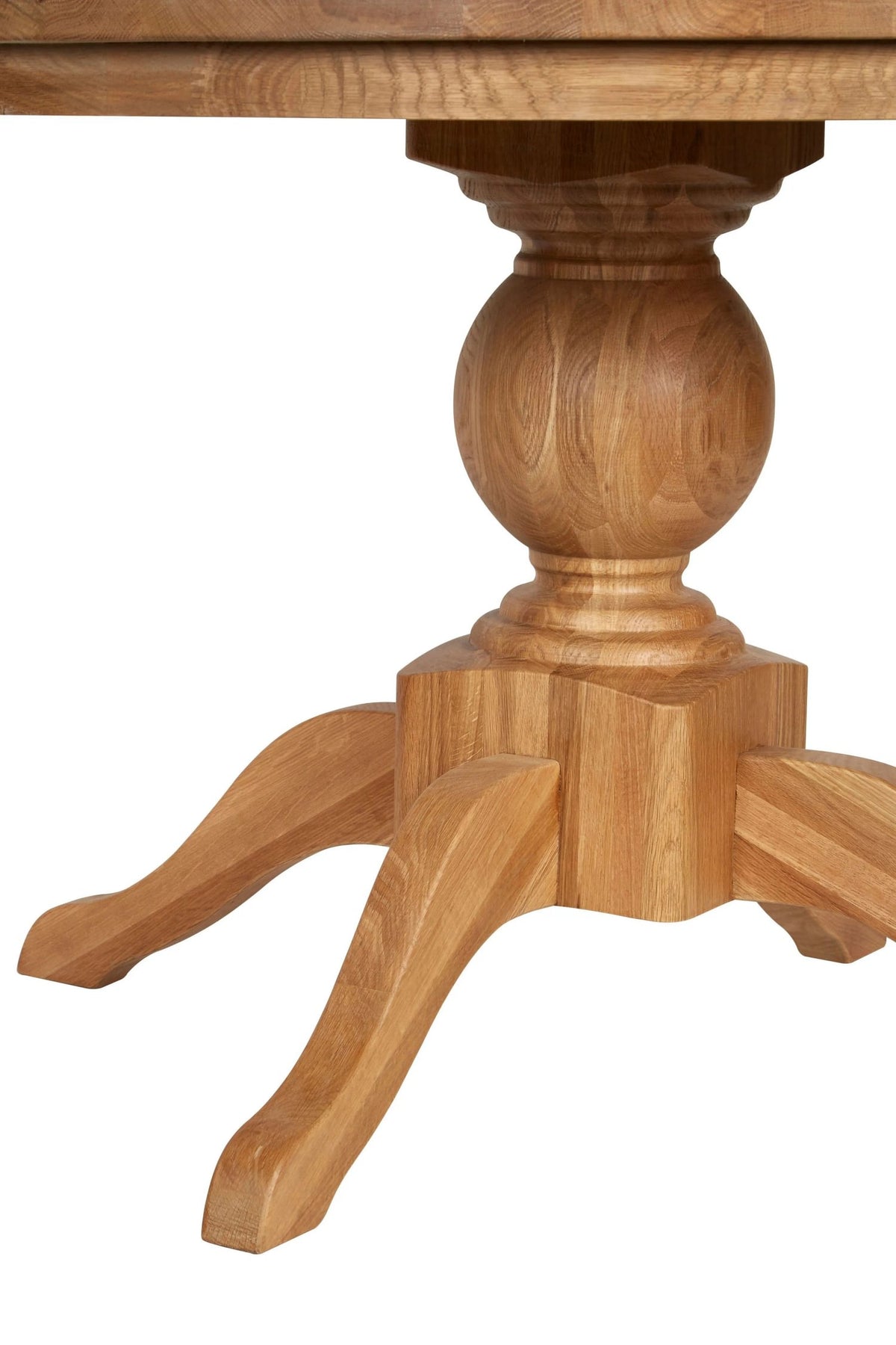 Cannes Natural Oak Wood Round Dining Table