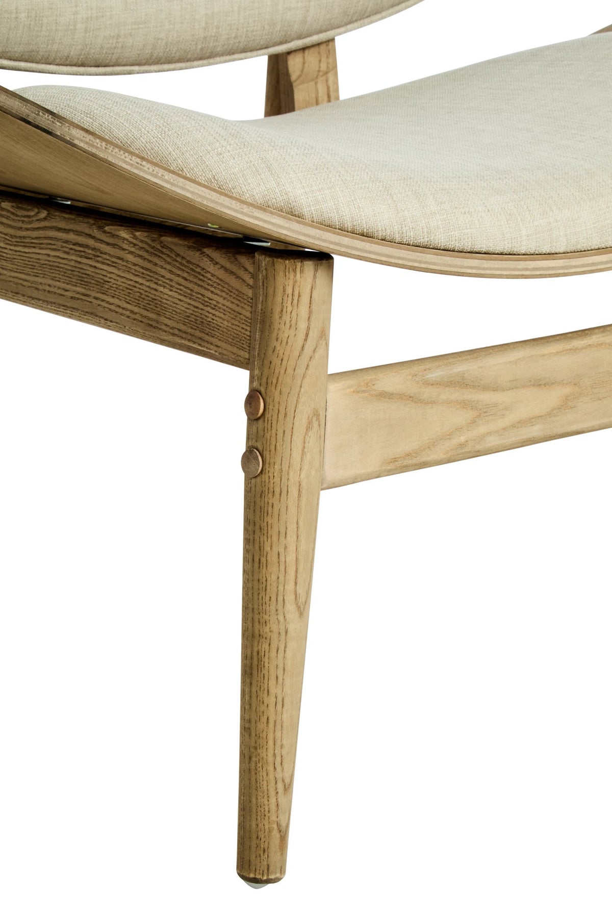 Harrogate Fabric and Washed Elm Wood Chair #colour_beige
