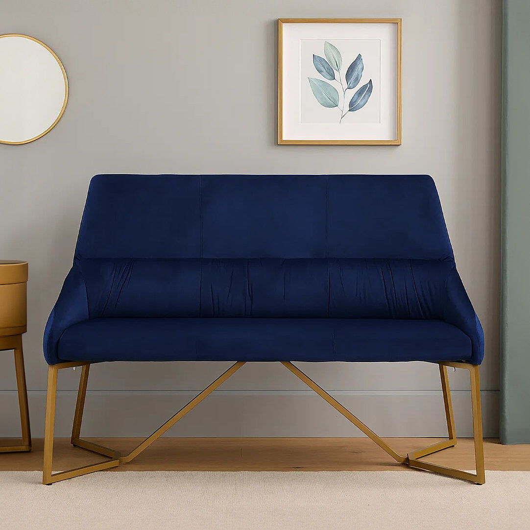 Carlton Midnight Velvet Bench