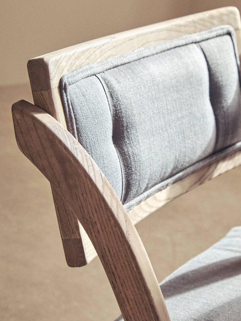 Stirling Grey Wash Elm Wood Folding Chair