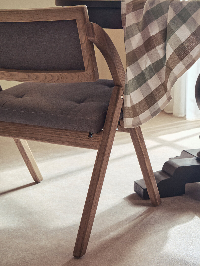 Stirling Grey Wash Elm Wood Folding Chair