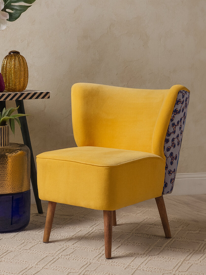 Granada Yellow Print Chair