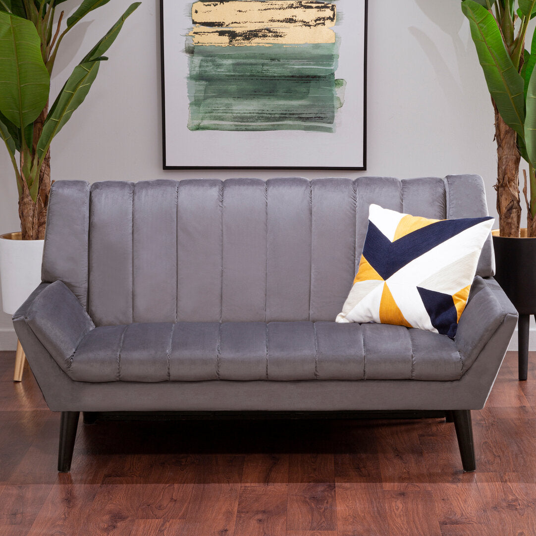 Naples 2 Seat Grey Sofa