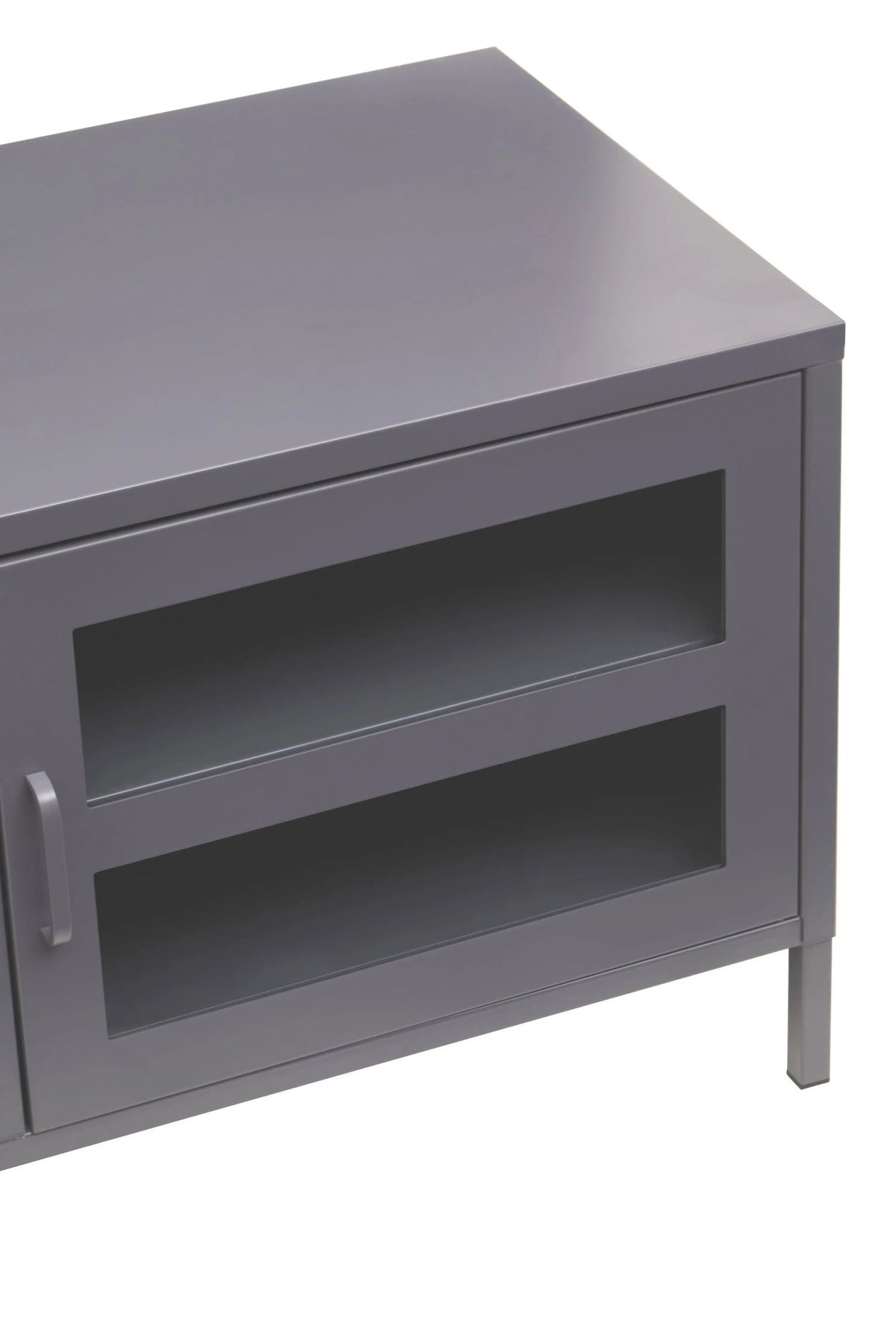 Cambridge Two Door Metal Media Unit