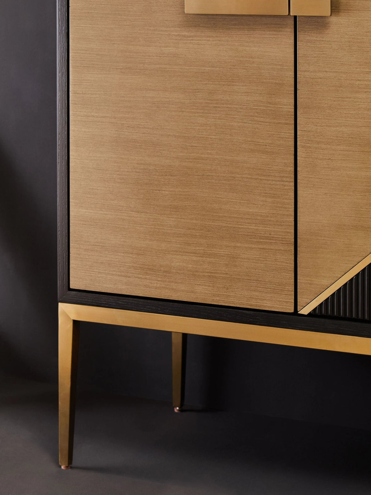 Lisbon Black and Grey Sideboard