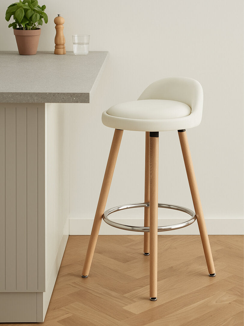 Cambridge White Bar Stool